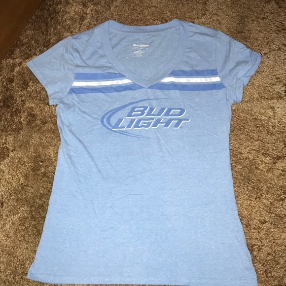 Budlight official merchandise V-neck heather blue - Picture 3 of 4